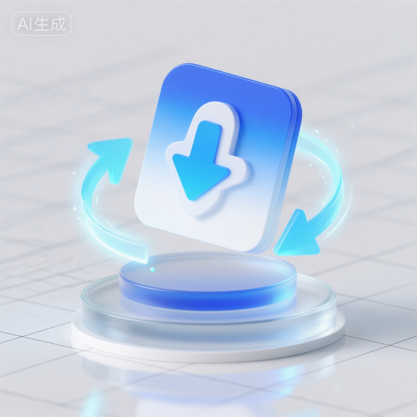 B-end Translucent Texture Icon-LoRA-One_Thought-Shakker