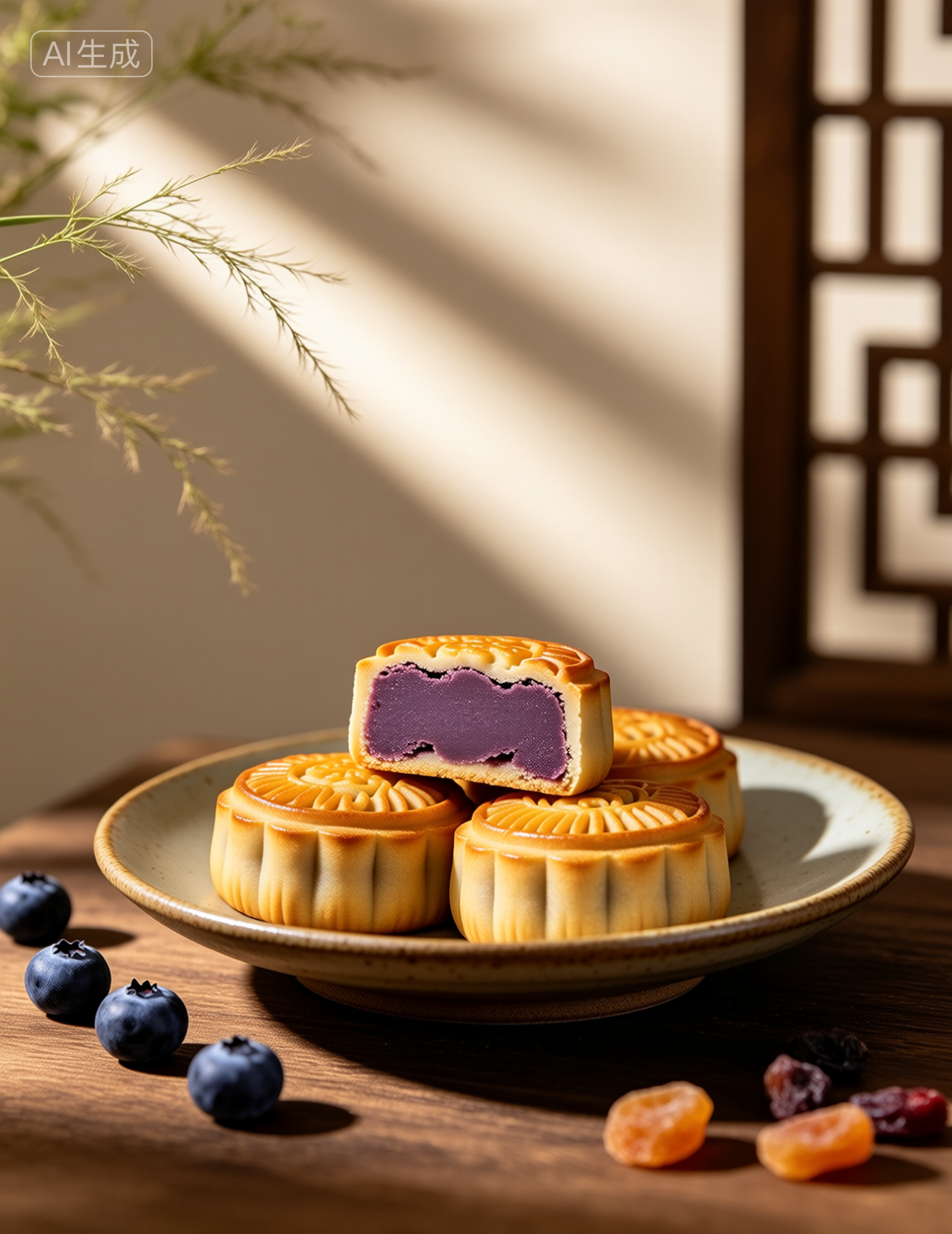 Close-up photography of Shiguang mooncakes V1.01